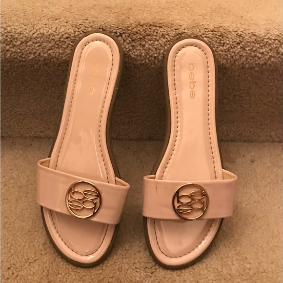 Bebe Leone Patent Soft Pink Sandals - Picture 6 of 6